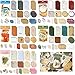 150 Stücke Vintage Scrapbooking Sticker Set Scrapbook Papier und Washi Sticker Aufkleber, Vintage Sticker für DIY Bastel Scrapbook Tagebuch Bullet Journal Dekoration (5 Stile)