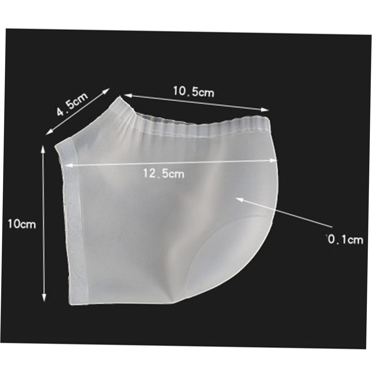 AUTSUPPL 1 Pair Anti-Slip Silicone Gel Socks for Crack Prevention Moisturizing Foot Heel Protectors