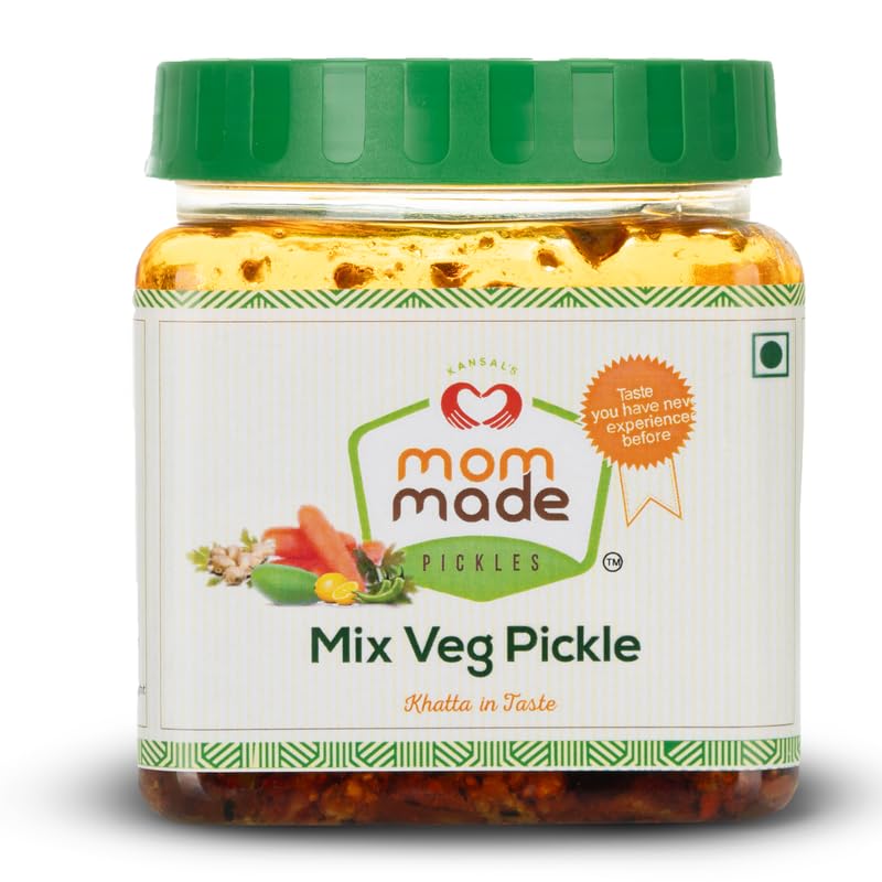 Kansals Mom Made Mix Veg Pickle [500g] | mango + ginger + bhis + dela + mirch + nimbu + gajar + amla | Khatta & Authentic Flavor (B08P3KRZX1) Amazon Price History, Amazon Price Tracker