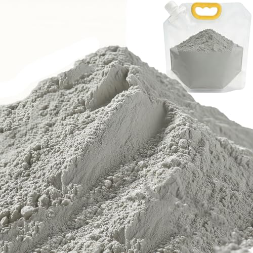AOSWTLIF 8 oz Light Grey Iron Oxide Powder - Concrete Pigment & Cement Dye