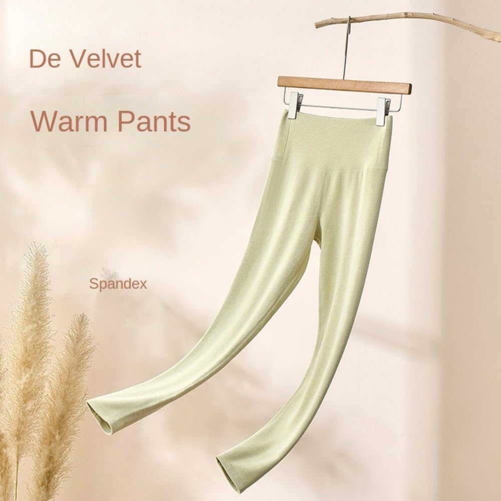 Collant Termici Donna Pantaloni Caldi in Vita Alta da Indossare in Autunno E Inverno di Grandi Dimensioni, Pantaloni Autunnali-Viola-l (100-120 Catties)
