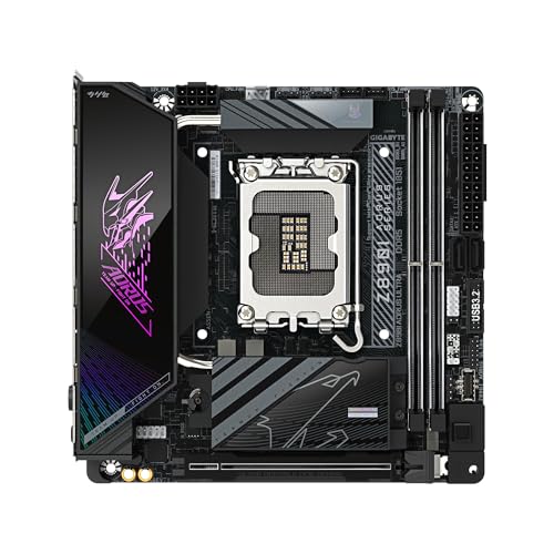 Image of GIGABYTE Z890I AORUS Ultra Ultra Core (Series 2) LGA 1851, Mini-ITX, DDR5, 2X M.2, PCIe 5.0, Thunderbolt 4, WIFI7, 2.5GbE LAN, EZ-Latch