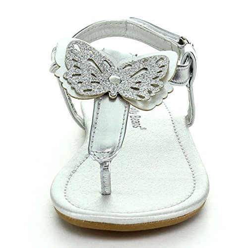 Jelly Beans Nana Youth Kid's Girls Hot T-Strap Thong Sandals Comfort Shoes4