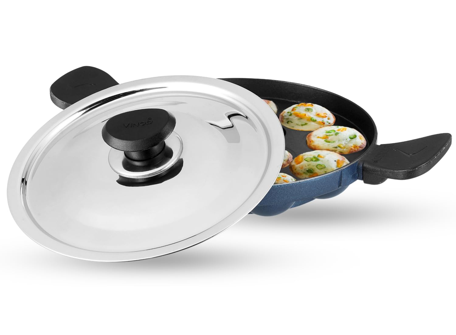 Vinod Legacy Cast Iron Stick Free Paniyarakkal Pan - 15 Cups, 25cm / Paniyaram pan/Appa Patra/Appam Patra/Appe/Paddu pan/Non Toxic, Enamel Free - Black (B0C6MMJ8NQ) Amazon Price History, Amazon Price Tracker