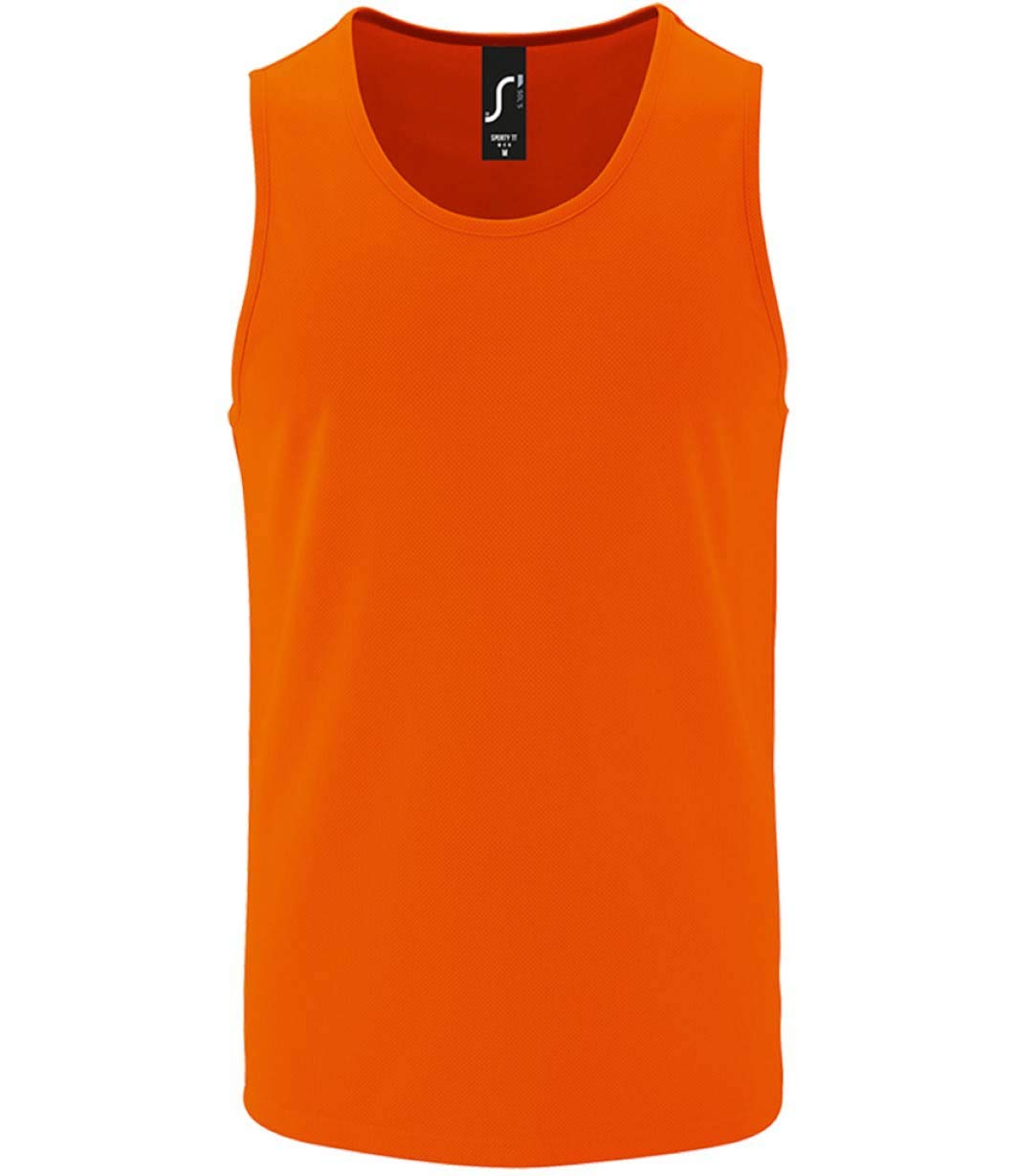 SOLS Sporty Tank Colour Neon orange Size 3XL
