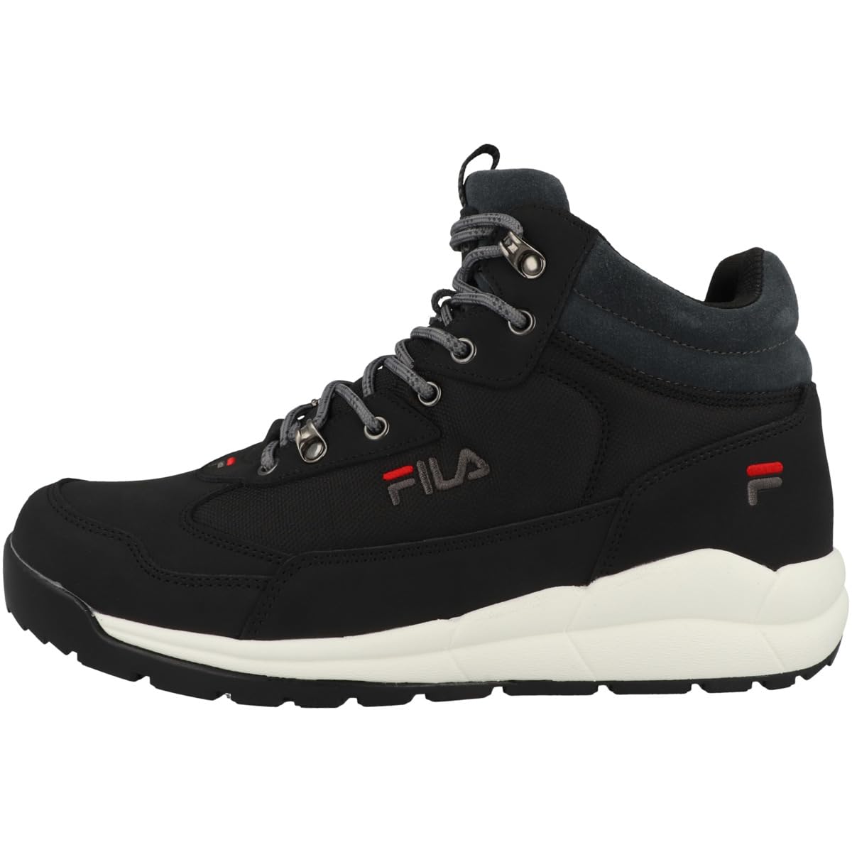 FILA Alpha mid men Men’s Boot, black (Black/Castle Rock), 9.5 UK