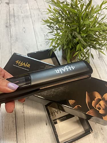 Plancha de Pelo 4Hair Vibe Flat Iron Negra Titanio miniatura 3