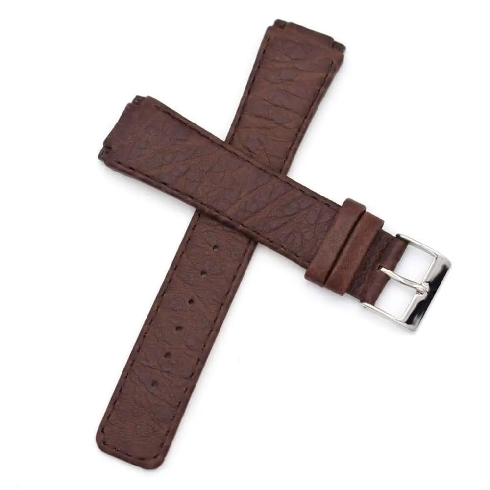 Bracelet de Montre en Cuir véritable Skagen 331XLRLD - Solution de réparation marron