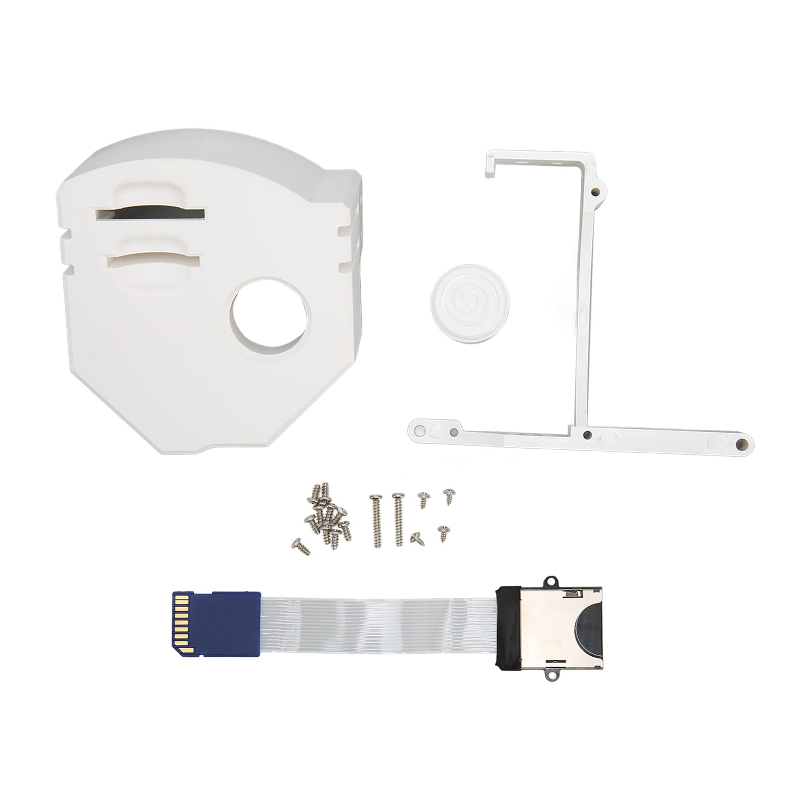 DouWen MO Remote Storage Card Mounting Kit for GDEMU, 3D Print Storage Card Extender Adapter with Heat Dissipation, All Metal Card Holder for Smooth Reading, Replacement for CD ROM (White)
