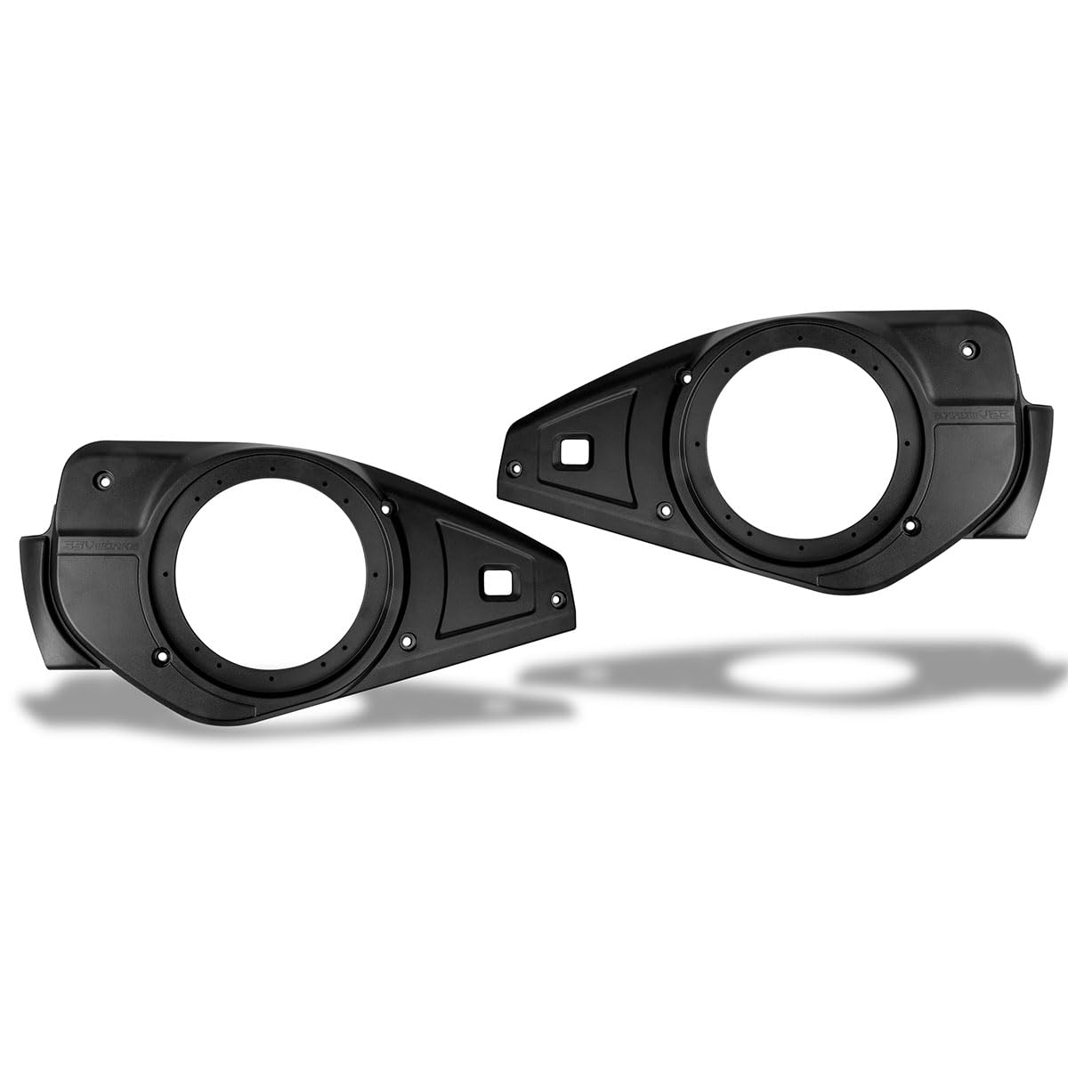 2024-2025 Jeep Wrangler JL/Gladiator JT Overhead Speaker Adapters – Plug-&-Play Mounts for 6.5–6.75 Aftermarket Speakers