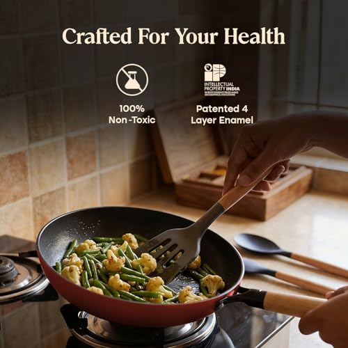 Image of CUMIN CO. Silicone Spatula Set of 3 | Non Toxic Heat Resistant Spatula for Cooking and Baking | BPA Free, SGS Certified | Upto 230C | Cookware Friendly |