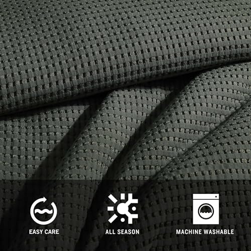 Kenneth Cole USHSFN1307335 Full/Queen Duvet Cover Set, Soft Waffle Textured Bedding thumb #5