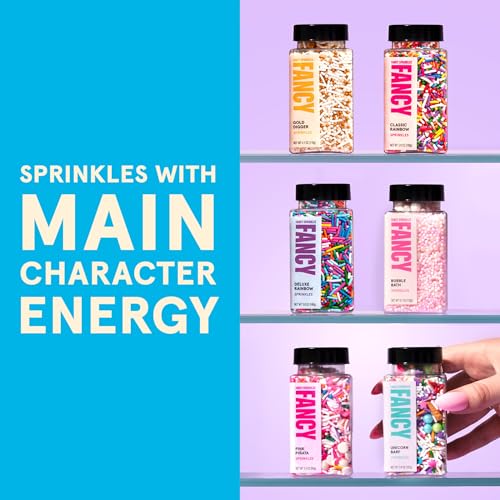 Image of Fancy Sprinkles Bubbles & Bashes Sprinkle Set | Pink Pinata & Bubble Bath | Pink Sprinkles for Cake, Cupcake & Cookie Decorating | Baby Shower & Bachelorette | 2 Pack (0.5c)