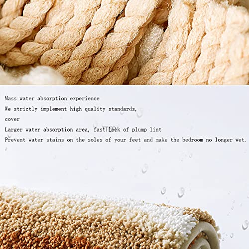 ZLZNX Badematte rutschfest Badteppich Teppich Badezimmerteppich Waschbar Badvorleger Badezimmermatte Weich Mikrofaser Duschvorleger Fußmatte,2,60 * 90cm