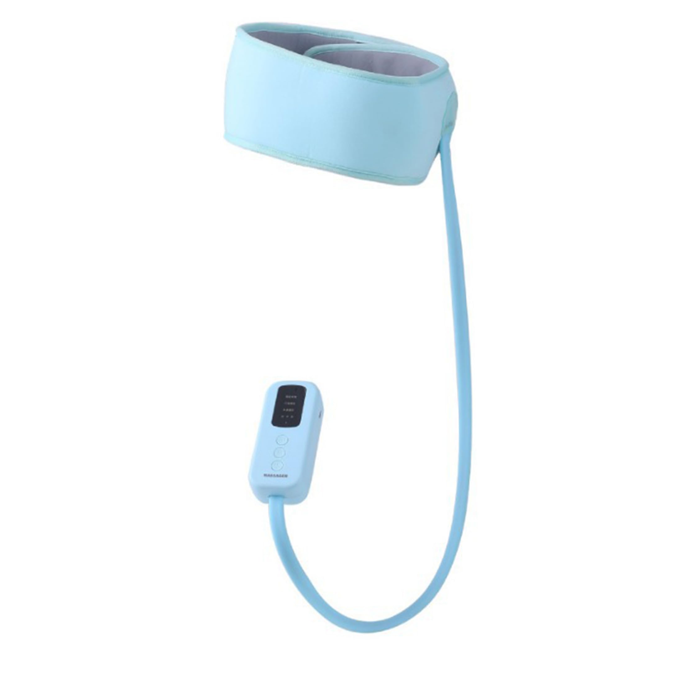 Massaggiatore elettrico per la testa, massaggiatore per il cuoio capelluto con impastamento e calore per il relax e sollievo dallo stress, blu