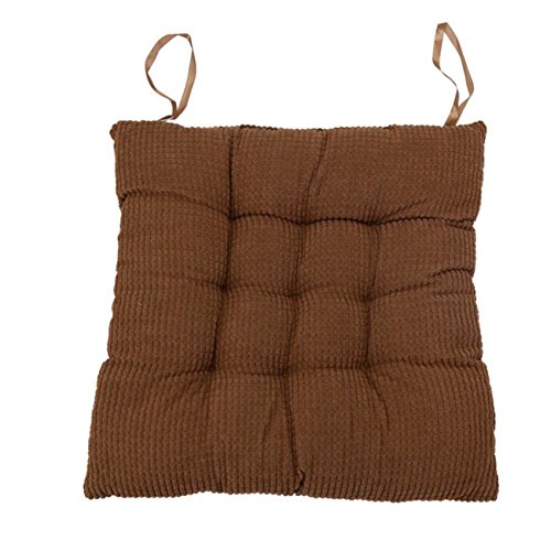 Siderit Home Indoor Chair Pads Warm Corduroy Cushions Kitchen Office Seat Cushions Pillows with Ties 14