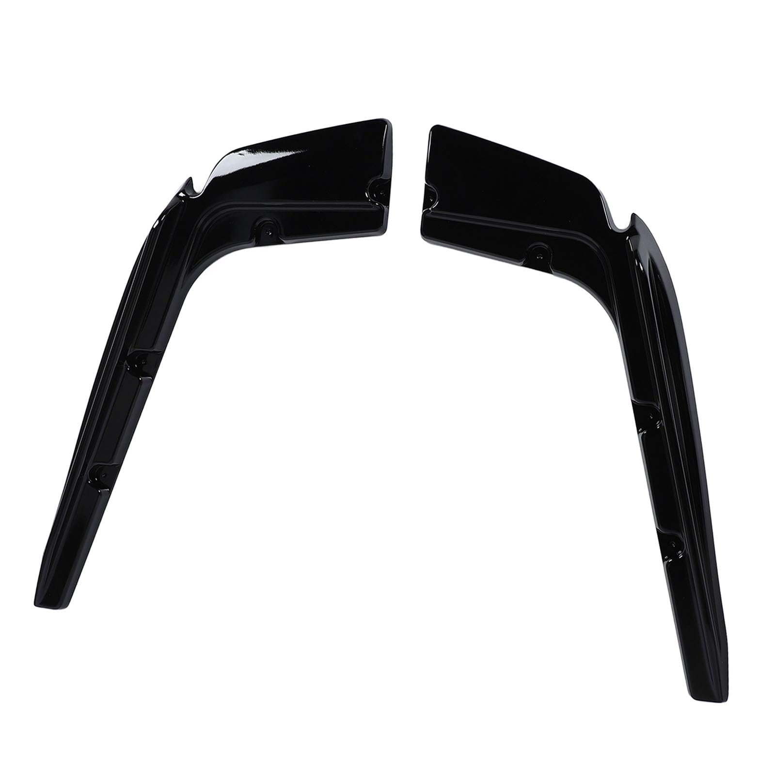 Tylna Zderzak Boczny Splitter Protector, 1 para Błyszczący Czarny Spoiler do Ust do 3 Serii F30 F31 2012-2019