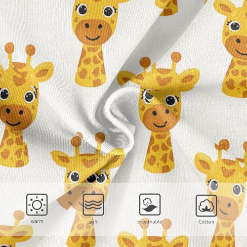 Girls Underwear Soft Cotton Giraffe Kids Panties in Sizes 2/3t, 4t, 5t, 6 and 83