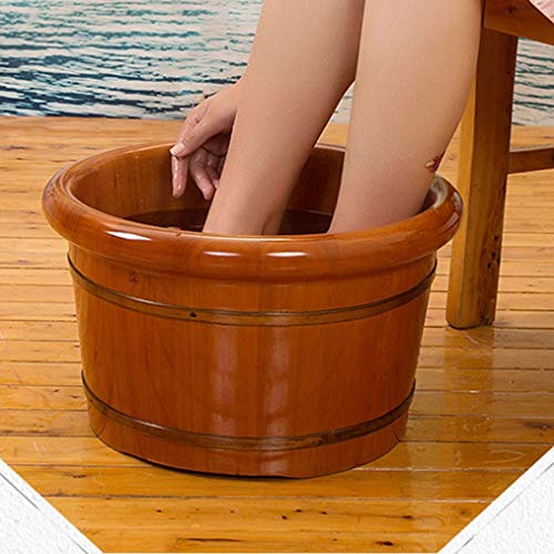 Tina de madera para pie spa y masaje miniatura 7