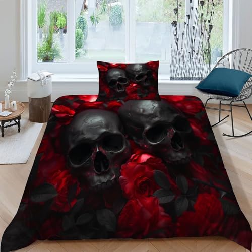 Housse de couette gothic douce et résistante pour une chambre alternative - 3