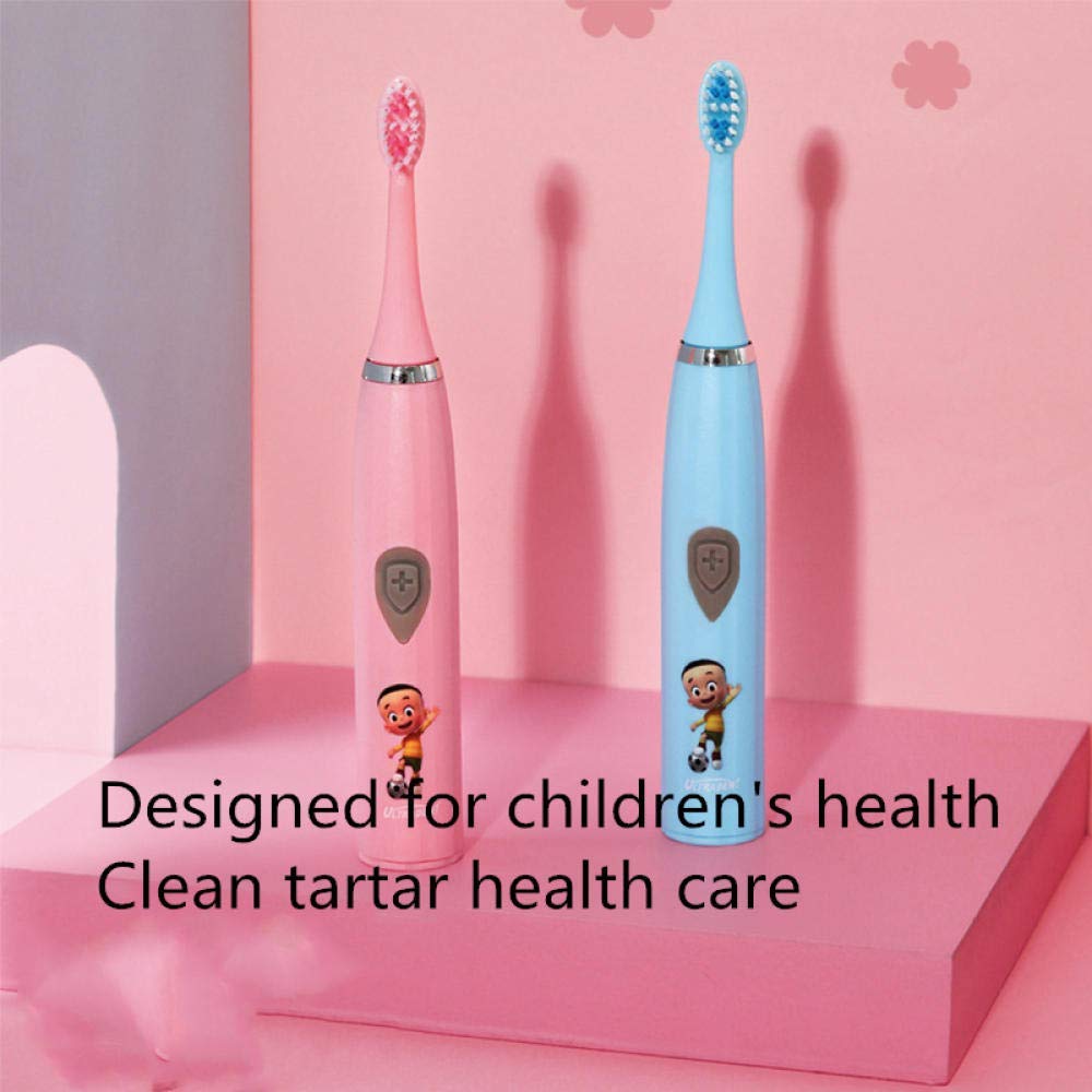Electric Toothbrush Ultrasound,Electric Toothbrush,Children's Household Electric Toothbrush-Cherry Blossom Powder +3 Brush Head,Travel case Electric Toothbrush,Electric Toothbrush Ultrasound btzhy
