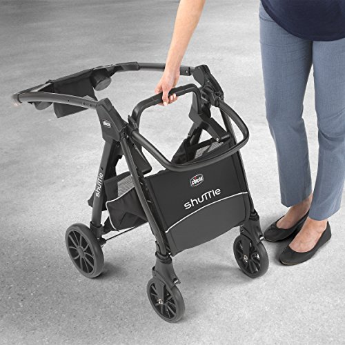 Image of Chicco Shuttle Frame Stroller, Black