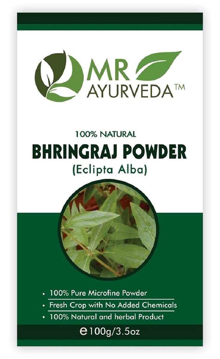 Sheltr 100 Pure Bhringraj Powder Bhringraj Powder Organic Bhringraj Powder for Hair Natural Hair Care No Added Chemicals