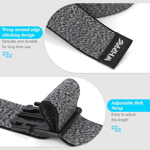 Image of WHIPPY Mens Elastic Stretch Belt Unisex Adventure Web Belt for Women Men with Non-Metal Buckle Adjustable Belts