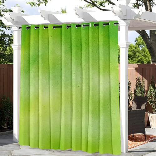 Hiseng Outdoor Vorhänge Wetterfest Wasserdicht mit Ösen, 1 Stück Bunte Graffiti Verdunkelungsvorhang Outdoorvorhänge Sichtschutz Sonnenschutz Vorhänge für Terrasse (132x182cm,Malerei)