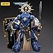 JOYTOY Warhammer 40,000 Action Figure 1/18 Ultramarines Primaris Captain with Relic Shield and Power Sword Collection Model Figures 4.88inch