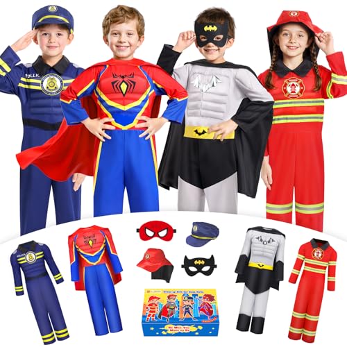 Jeowoqao Costumes for Kids Boys Dress up Clothes for Role Play, Boys Muscle Chest Dress up Costumes...