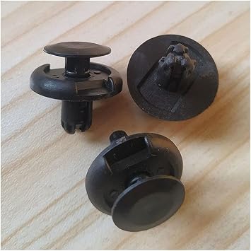 20Pcs 7mm Hole Bumper Fender Retainer Clips Black Nylon Rivets Fastener Suitable for Suzuki Grand Vitara SX4 Swift X-90 XL-7 09409-07332