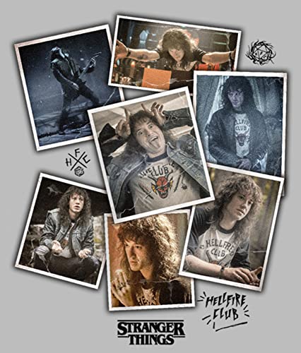 Girl's Stranger Things Eddie Munson Photo Dump T-Shirt2