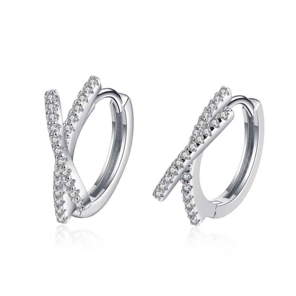 Boucles d'oreilles Moissanite anti-perte avec fermoir leverback sûr - 6