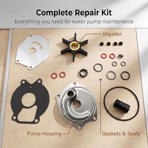 Image of 99157T2 Water Pump Repair Kit replaces 85098A2 99157A2 fits Mercury Marine 9.9-25HP 2-Stroke & 4-Stroke Outboard Sierra 18-3213