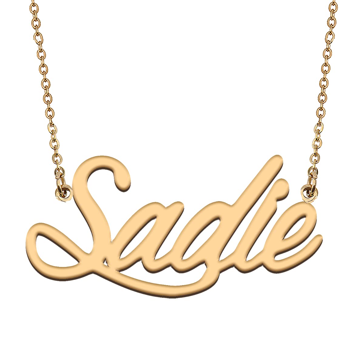HUAN XUNPersonalized Jewelry Custom Initial Pendant Custom Name Necklaces for Women Girls