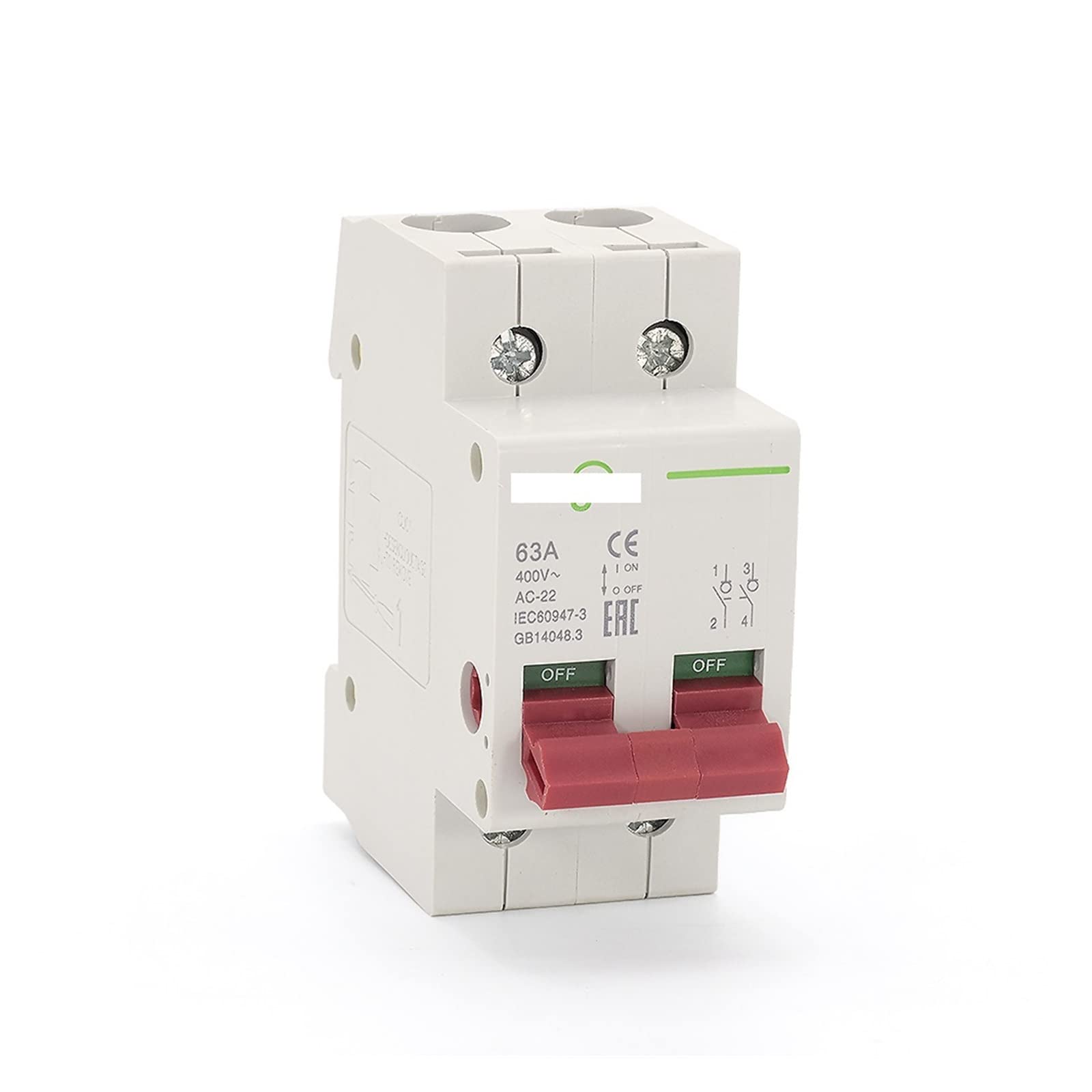 Buy 230V 400V AC 2P Main Switch Function Disconnector Switch Isolator