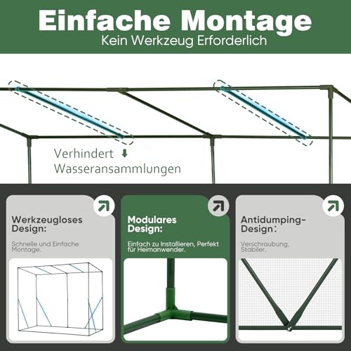 Siebwin 10 Stück 12 Löcher Samen Starter Tabletts Seedling Tablett Feuchtigkeit einstellbare Pflanze Starter Kit mit Kuppel und Basis Gewächshaus wachsen Tabletts für Die Garten Schwarz 2 Siebwin 10 Stück 12 Löcher Samen Starter Tabletts Seedling Tablett Feuchtigkeit einstellbare Pflanze Starter Kit mit Kuppel und Basis Gewächshaus wachsen Tabletts für Die Garten Schwarz – Bild 2