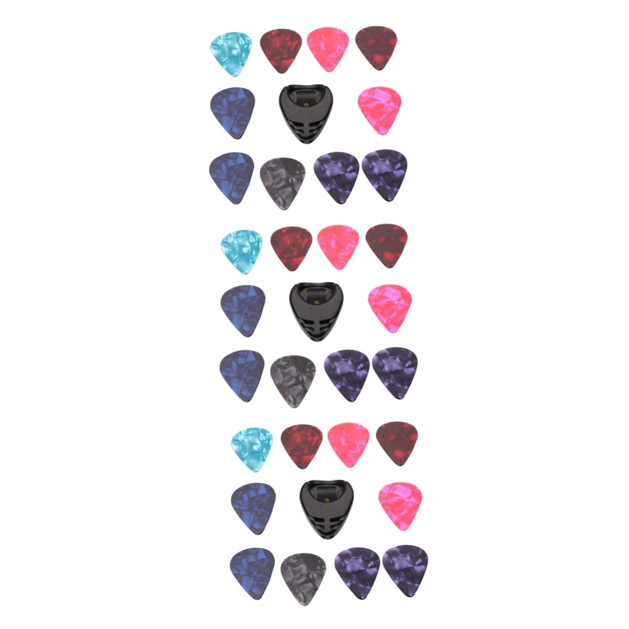 6 Sets Pcs guitar bass picks guitar pick display case custom guitar picks guitar pick pendant guitar pick charm banjo picks guitar picks heavy guitar picks acoustic thumb protector