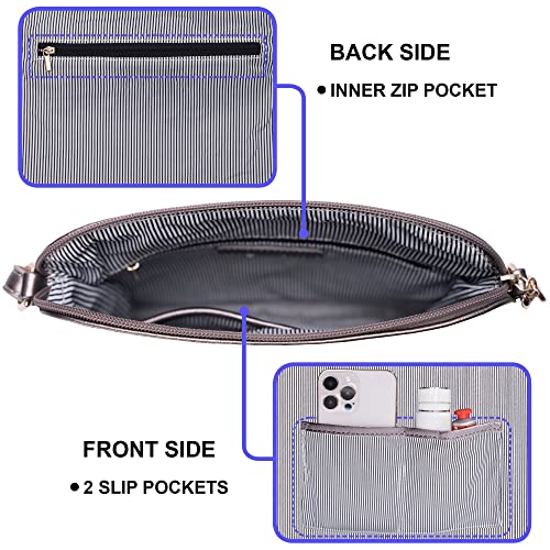 Image of Solene Womens Lightweight Medium Crossbody Purse with Tassel, Perfect Size Crossbody Bags for Daily Use, travel