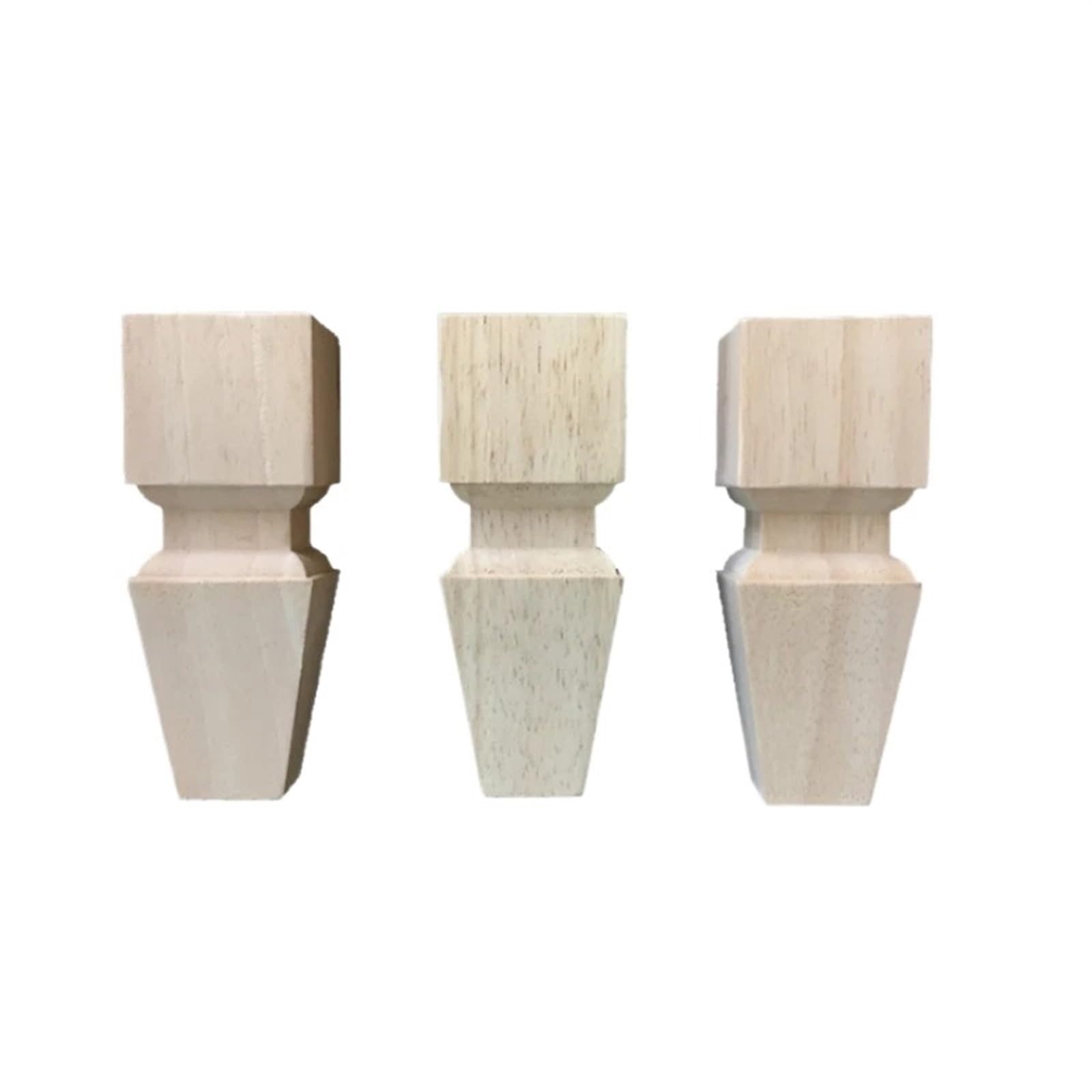 Pieds de meubles en bois massif de rechange pour canapé table basse et armoire 150mm