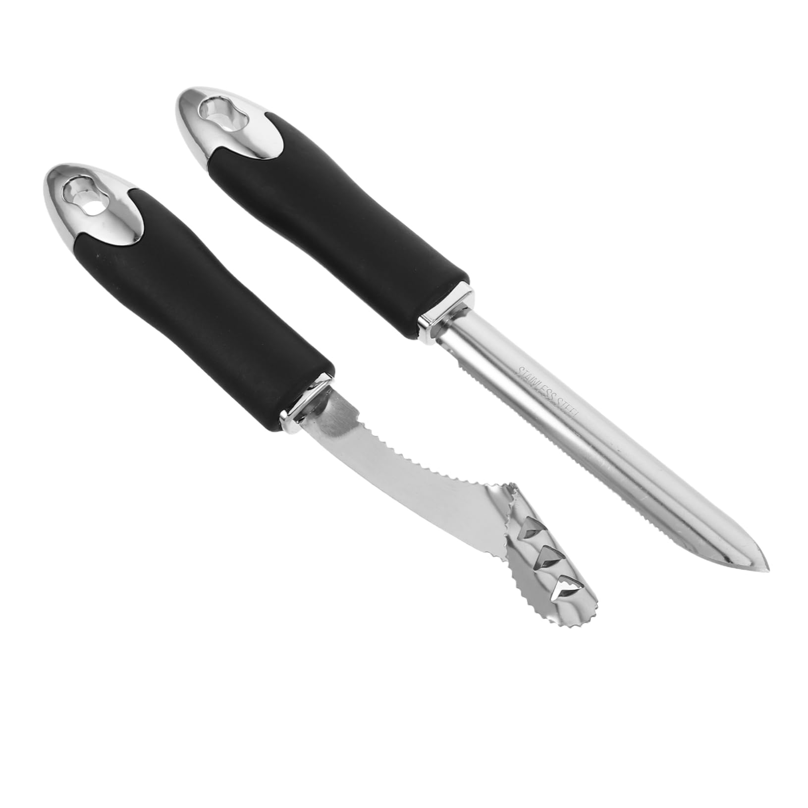 Gatuida Descorazonador Inoxidable Para Pimientos Y Verduras Herramienta Para Extraer Y De Chiles Y De Usar 2 Piezas X 4