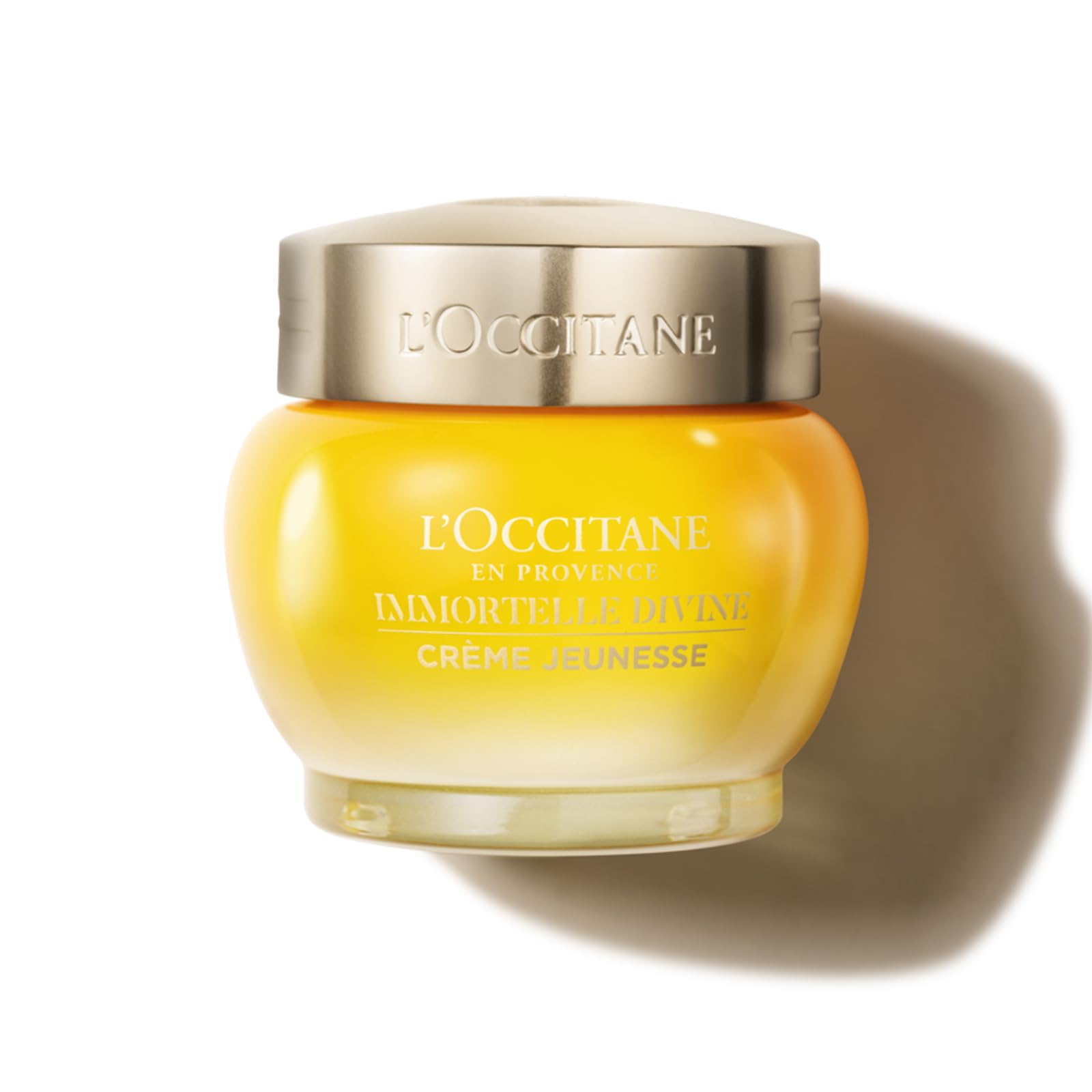 L'OCCITANE Immortelle Divine Cream 50ml, Anti-Aging Moisturiser with Natural Retinol Alternative, Silky, Nourishing Texture, Luxury Clean Skincare for All Skin Types