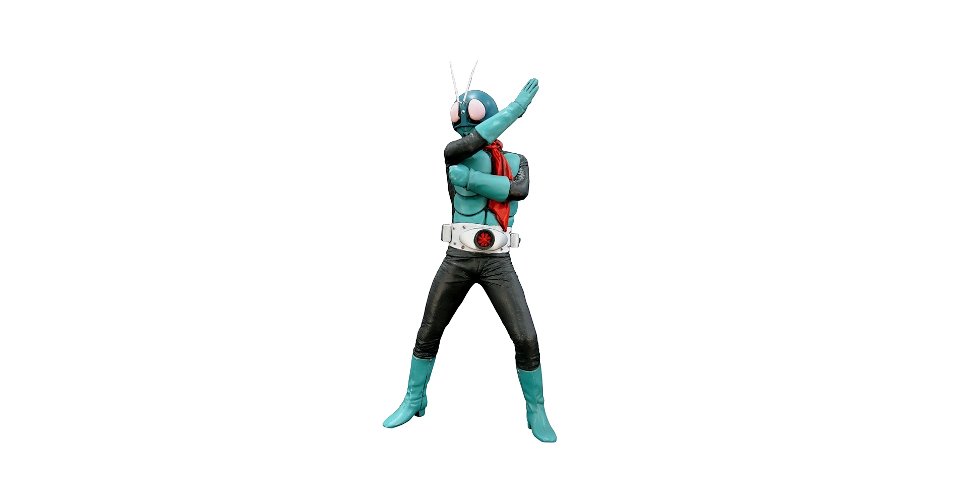 海洋堂　仮面ライダー1号【メガソフビキットの完成品】 Amazon | 仮面ライダー1号メガソフビキット復刻版 1/4スケール
