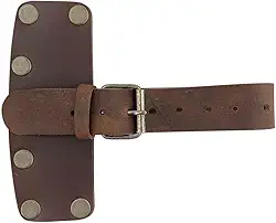 Bainha Para Cabeça De Machado Lenhador Feita À Mão Em Couro Integral - Estojo Protetor, Capa Segurança Lâmina, Acessórios Camping, Itens Essenciais Trabalho Ao Ar Livre, Ótimo Presente