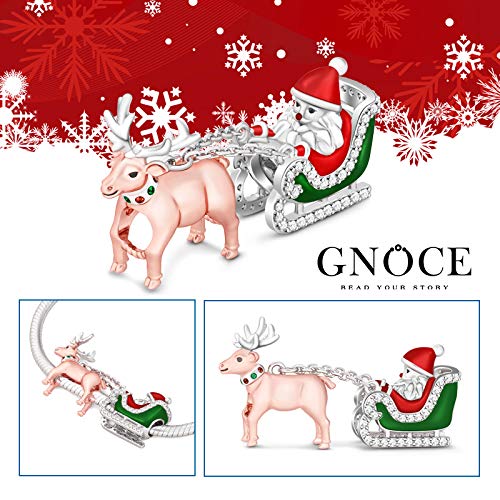 Image of GNOCE Christmas Charm Sterling Silver Pendant Bead