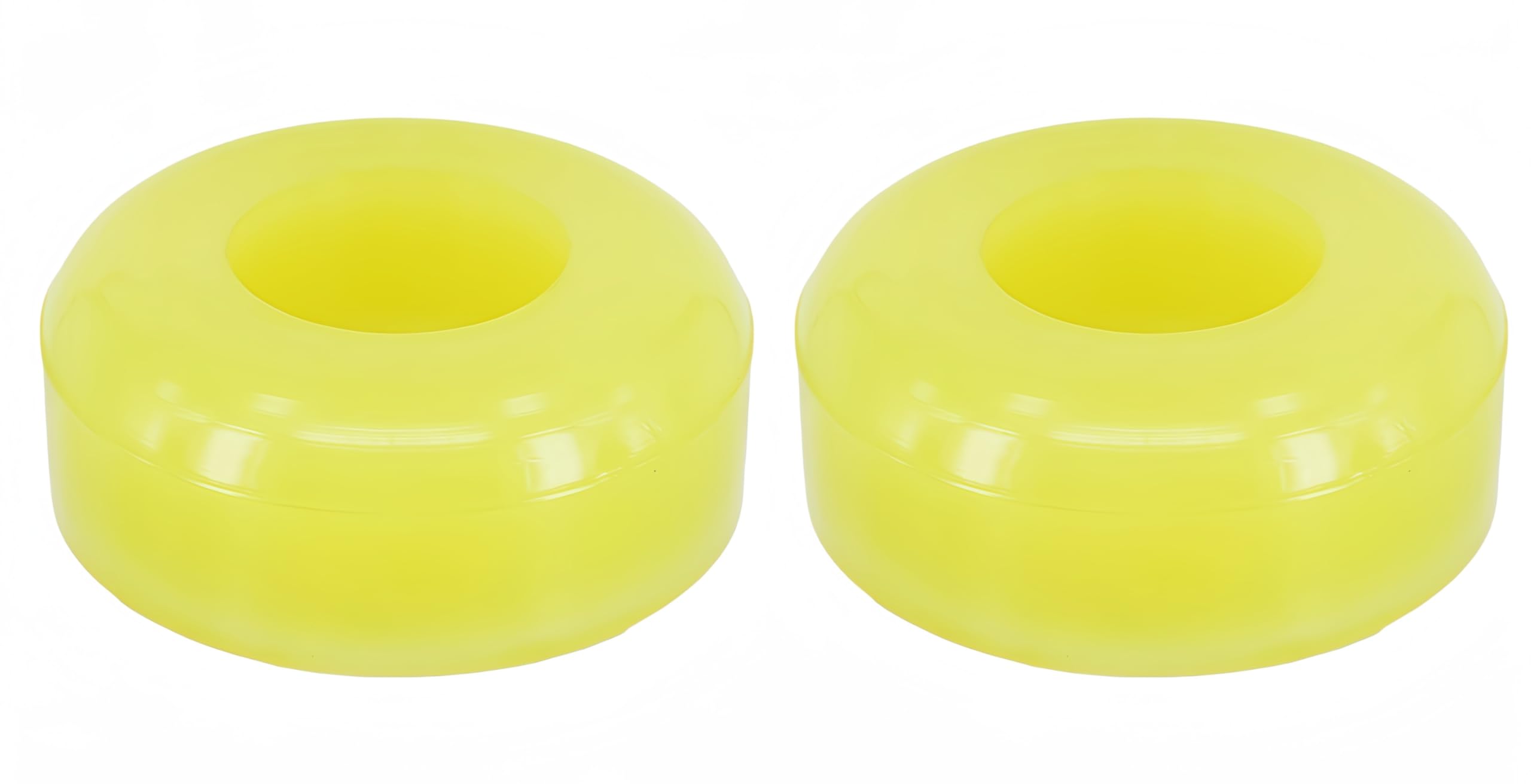 MAMDAFAON 3.14 Inches Boat Trailer Keel Roller End Cap, Boat Trailer Roller and Guides, for Keel, Spool, Bow Roller, 2pcs, Yellow