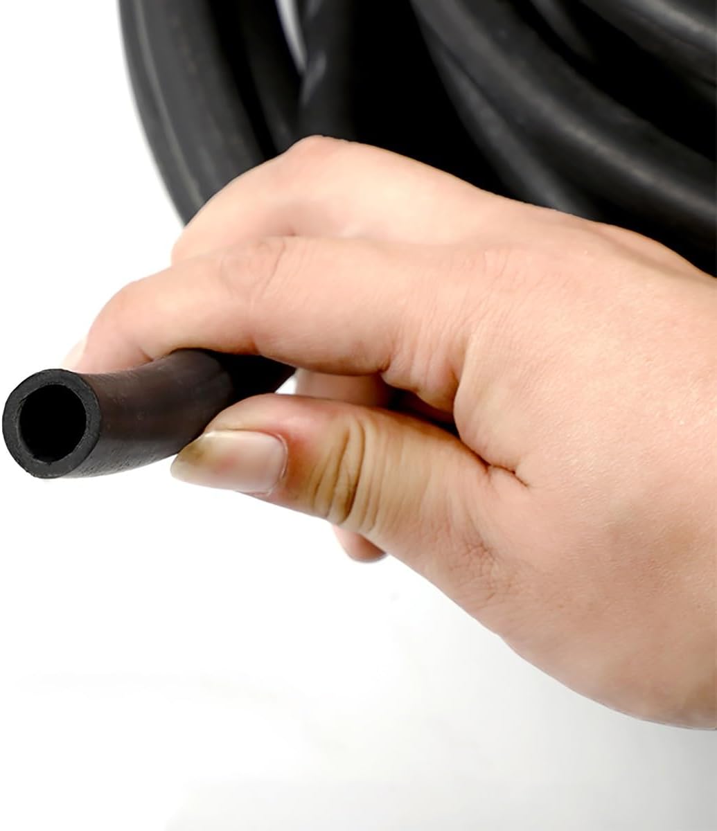 Fluorine Rubber Tubing Petrol Diesel Oil Hose Pipe Fuel Tube Heat Resistance Corrosion Resistance Inner Dia 2mm 32mm 1 Meter flexible(32x38mm)