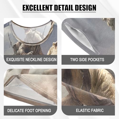 ALAZA Hipster Dinosaur Animal Color Pajamas Set Short Sleeve Cotton Sleepwear Summer Pjs 2 Piece 5-14Y4