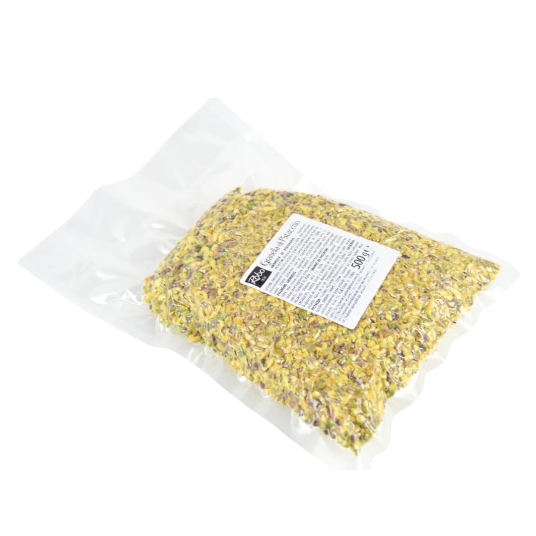 Grano de pistacho, 500 g, ideal para dulces, cremas y decoración de pasteles, pasteles, panettones, tartas y galletas